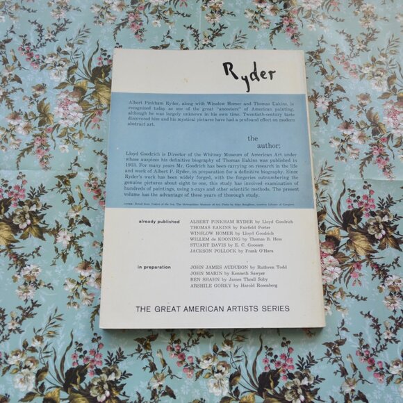 Albert P. Ryder by Lloyd Goodrich ARTBOOK - Picture 2 of 3